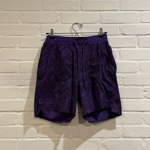 Lululemon License to Train Linerless Short, Purple, Small